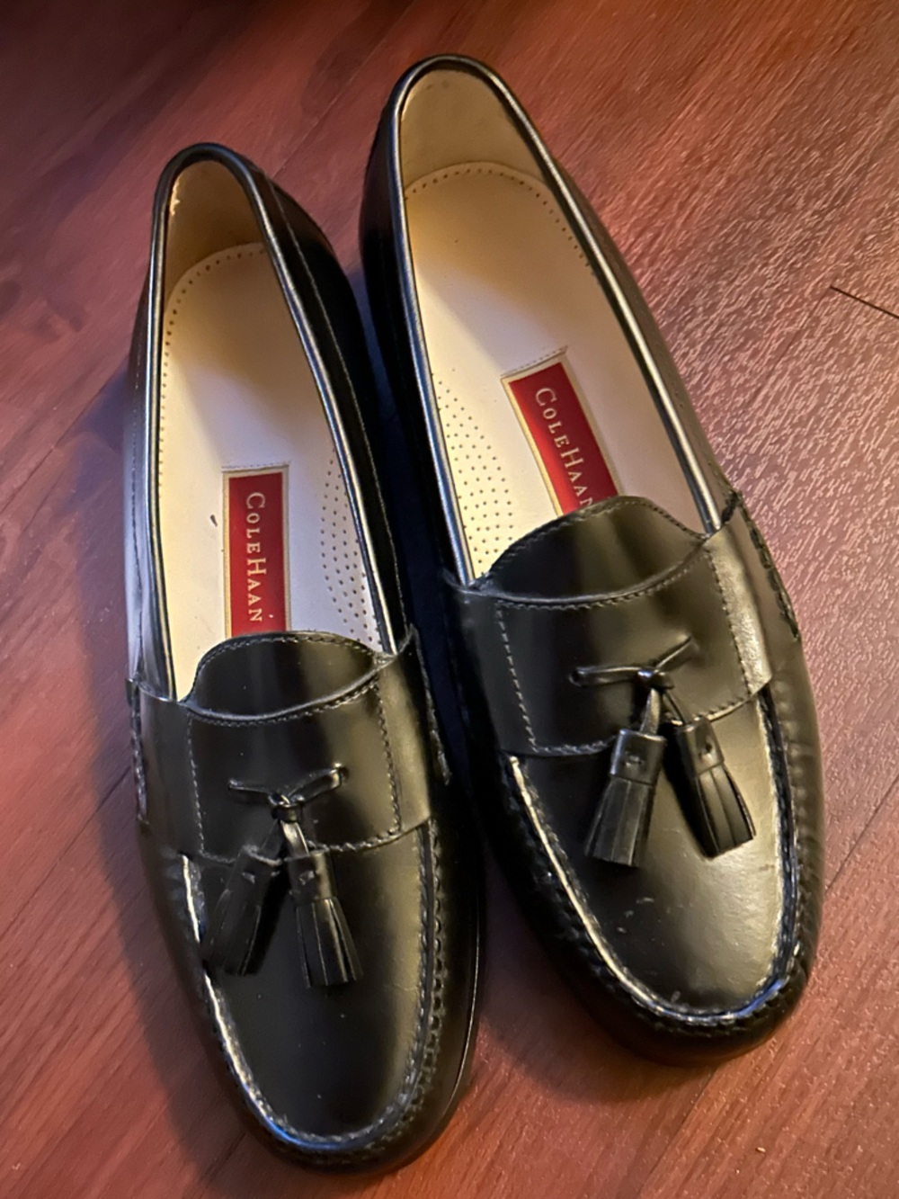 Cole Haan Tassel Loafers Men’s 12 Leather Dress Shoes